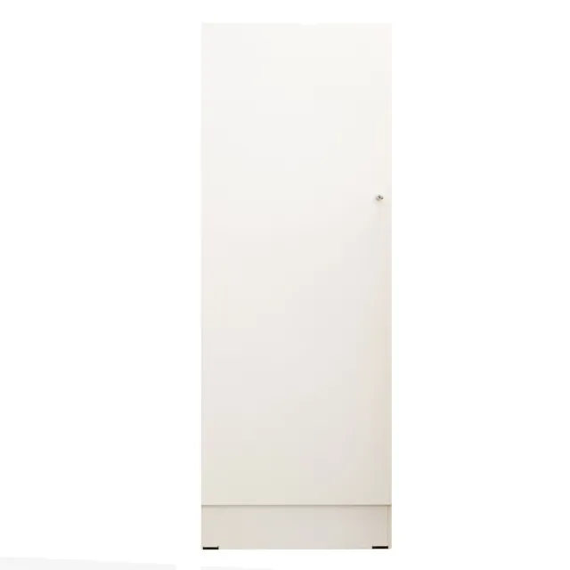 Cheap 1 Door White Linen Pantry Cupboard Storage Unit Cabinet Melamine .6x 1.8mH