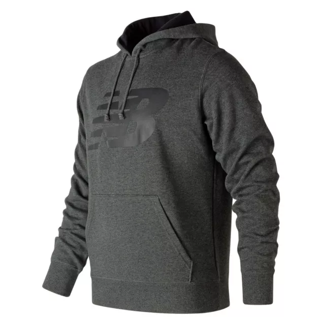 New Balance Core Fleece Hoodie Mens - Dark Grey Hoody / Hooded Sweatshirt Large