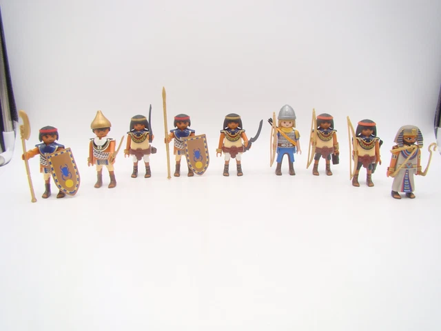 Lot De Guerriers Playmobil History – Égyptiens Et Assyriens – Occasion