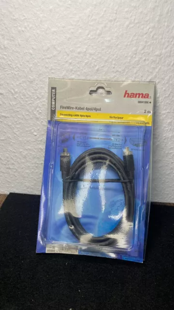 Hama FireWire Kabel IEEE1394a 4-pol - 4-pol 2m