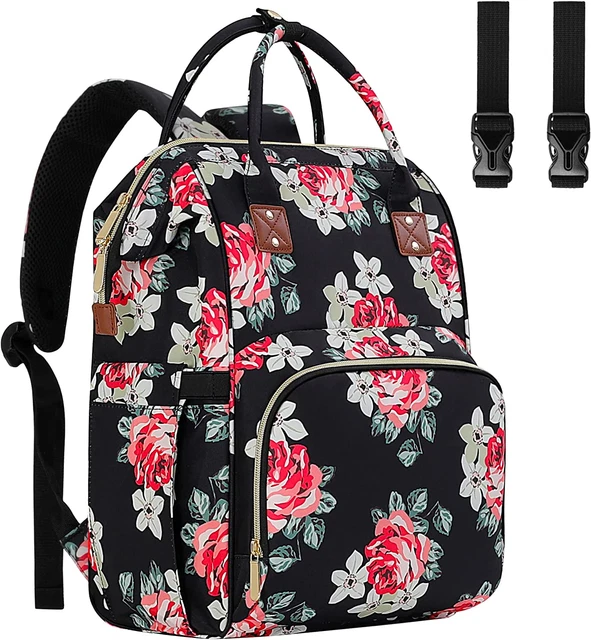 Diaper Bag Backpack Multi-Function Baby Bag with Large Capacity and Insulated Po