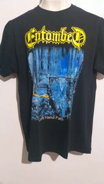 Entombed left hand path T shirt death metal grave dismember unleashed