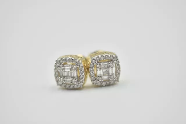 Pendientes de diamantes 0.40ct y Oro amarillo de 10K