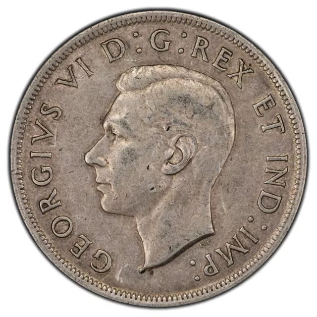 Canada 1937 $1 Silver Dollar Coin - King George VI