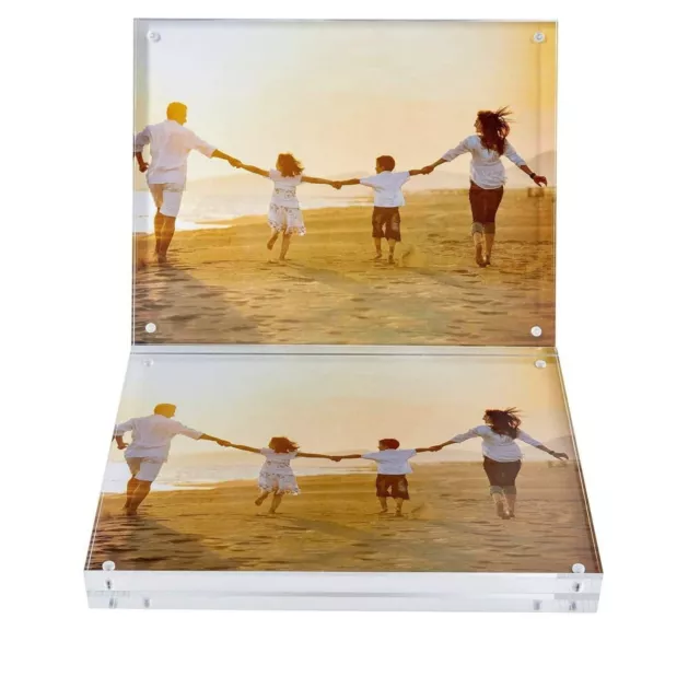 Acrylic Picture Frame - Collage Stand for Family Photographs