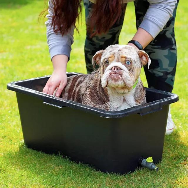 Vasca da bagno per lavaggio animali domestici cane gatto con valvola di scarico vasca da bagno multiuso S M L XL 2