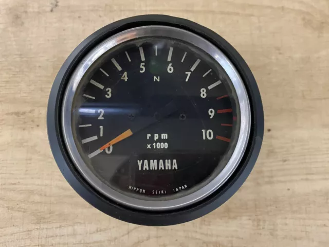 1970"s Yamaha DT RT Tachometer Tested  Part # 275-83540-01-00 Used