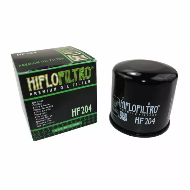 Hiflo HF204 Motorcycle Oil Filter for Kawasaki W 650 99-07