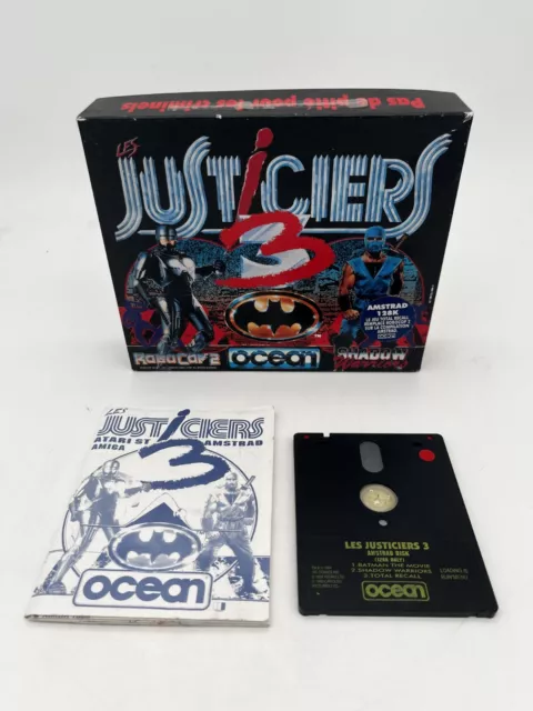 COMPILATION: LES JUSTICIERS 3 (1991) OCEAN ★ AMSTRAD CPC 6128 ★ Disquette 💾 ✅ COMPILATION: LES JUSTICIERS 3 (1991) OCEAN ★ AMSTRAD CPC 6128 ★ Disquette 💾 ✅