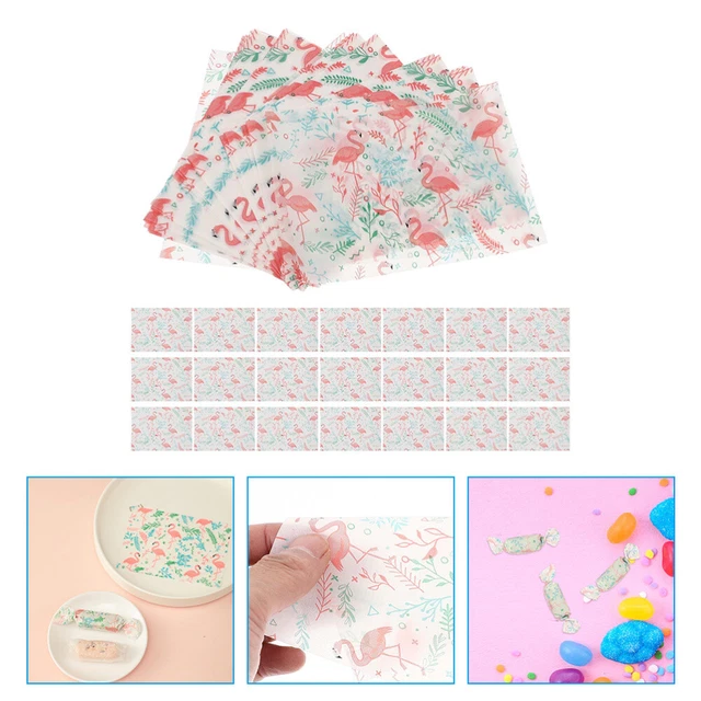 200 hojas envolturas de turrón turrón papel de embalaje papel de envoltura envolturas de galletas