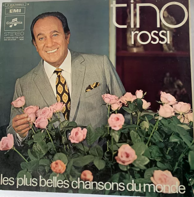 Tino Rossi les plus belles chansons du monde vinyle double album 33 tours