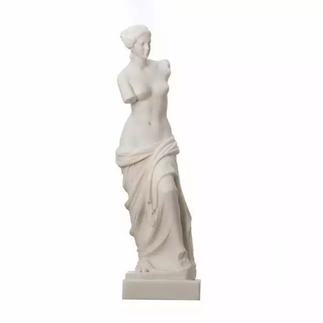 Nackte Venus von Milo Aphrodite von Melos Statue Skulptur Alabaster 10,6"