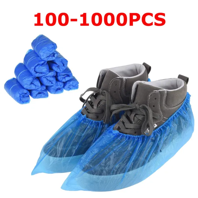 100-1000PCS Shoe Covers Disposable Waterproof Slip Resistant Non-Slip Protectors