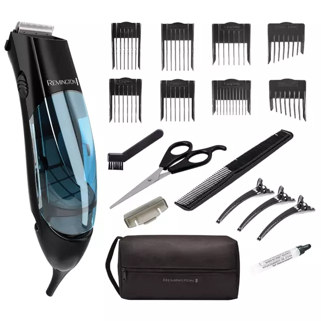 18 Pieces Vacuum Haircut Kit Vacuum Beard Trimmer Hair Clippers for Men