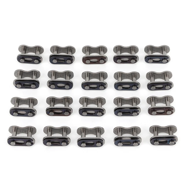 Nuovo kit connettore master link catena 20 pz 420 adatto per 50 cc 70 cc 90 cc 110 cc 125 cc