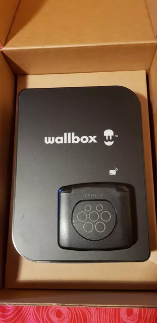 WALLBOX Borne de recharche Copper SB - 1,4 à 22kW - Bluetooth - Wi-Fi - Noir