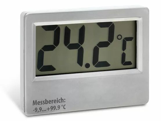 Fernthermometer groß Jumbo-Display -10°C bis 100°C Kabellänge: 5m digital LCD
