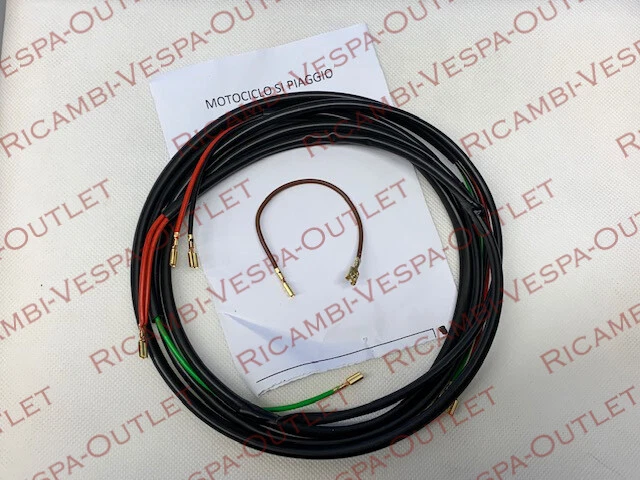 K1620 IMPIANTO ELETTRICO CON GUAINA GRIGIA PIAGGIO 50 CIAO BRAVO BOXER 2 - Foto 7