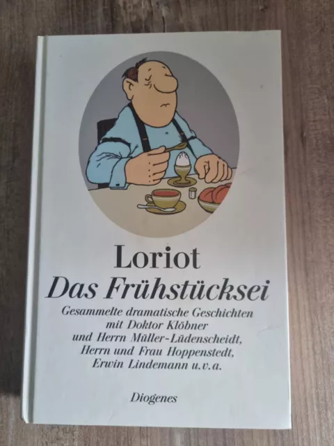 Das Frühstücksei von Loriot - Diogenes Verlag - gesammelte Geschichten - Buch