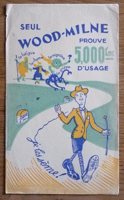 Buvard - Wood-Milne Prouve 5,000 Kms D'usage - Chaussures, Semelles Illustrateur