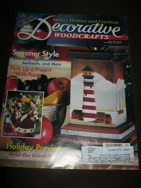 Craft painting book "Decorative Woodcrafts" by Better Homes and Gardens - Aug 98