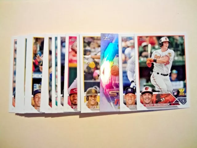 2023 Topps Baseball Series 1 Cards - Complete Your Set - Base, Rookies, Inserts