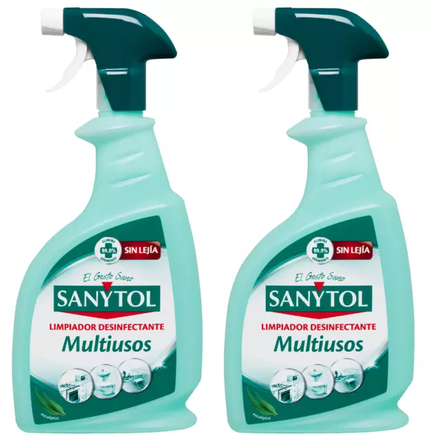 2 X 750 ml Désinfectant Multi-usages - Desinfectant - Protection - SANYTOL