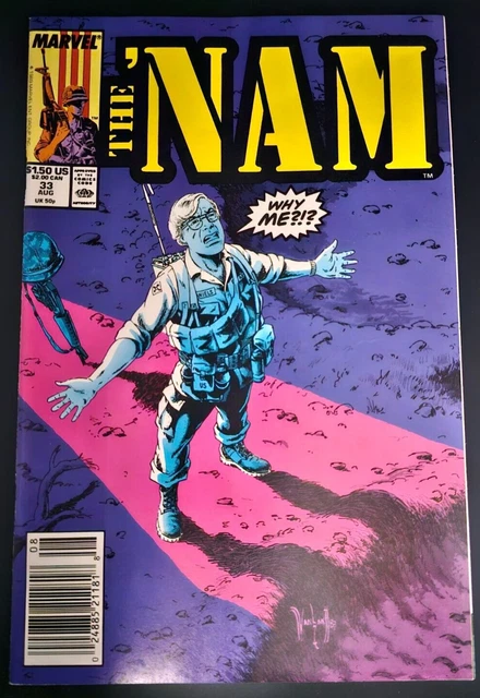 THE 'NAM Marvel Comics No. 33 "Back in the Saddle Again" 1989 Doug Murray RAW