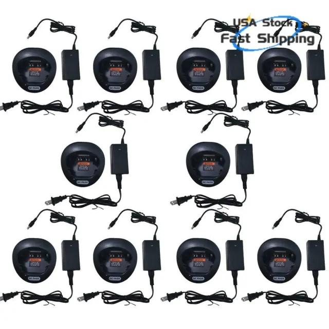 10PCS NTN8831 Charger Compatible with XTS2500 XTS2250 XTS5000 XTS3000 Radio