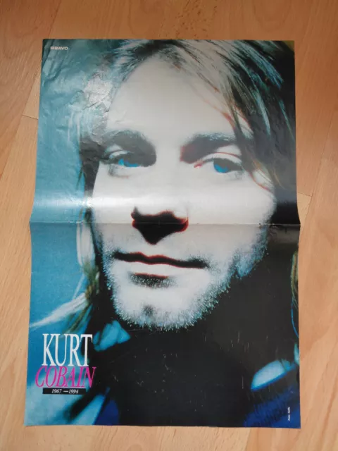 Bravo Poster mit Kelly Family Angelo Kelly und Nirvana Kurt Cobain A3 41 x 28 cm