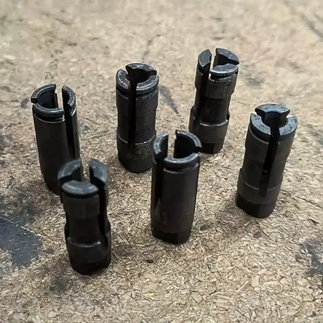 (6) Size 1 Tapping Collets for Procunier 1E Tap Head ALL DIFFERENT 1/4-#8