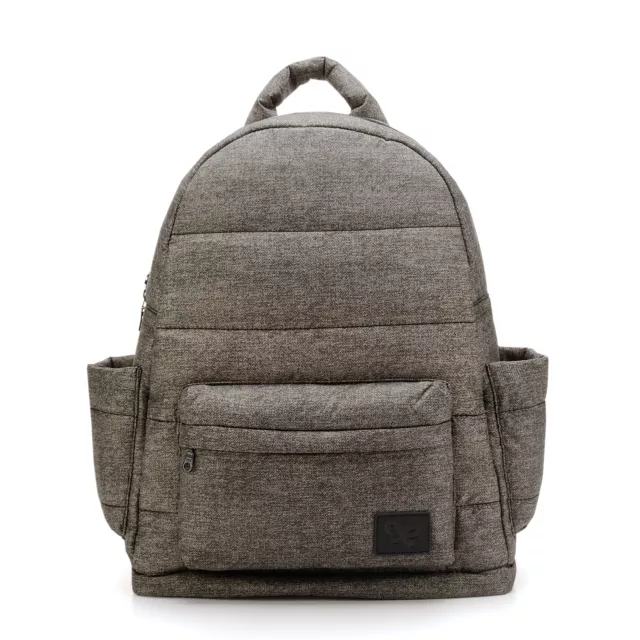 CiPU Luxury Backpack Nappy Bag - Heather Grey 3