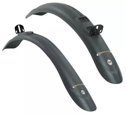 SKS Schutzblech SET BEAVERTAIL 26" - 28" Fahrrad Steckschutzblech Schwarz