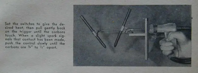 Electric Arc Torch Brazing 1946 How-To Build it PLANS