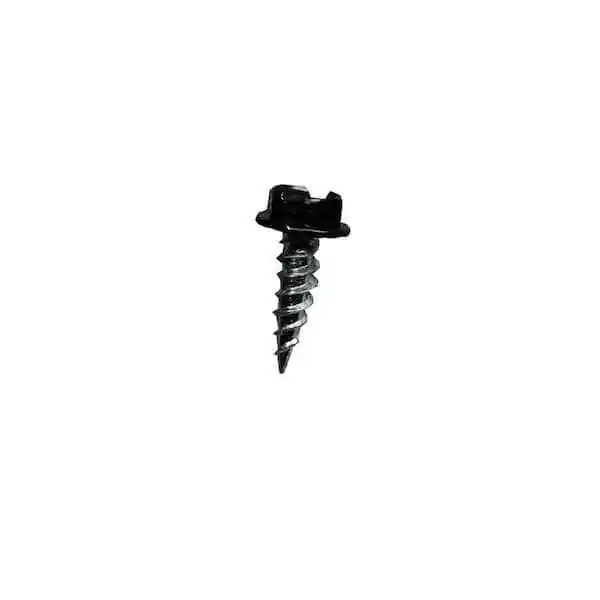 Spectra 8 x 1/2 in. Black Zip Screw Simplest and most visible fastener (10-Pack)
