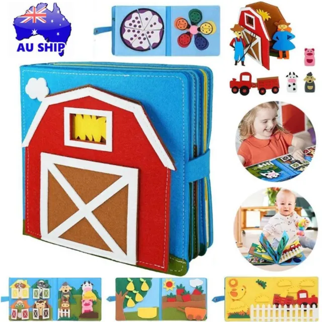 Montessori Sensory Board Toddler Busy Board Intelligence Learning Toys Baby Toy