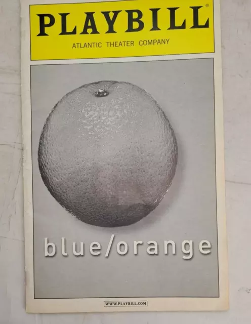 Blue/Orange, Playbill, January 2003, Atlantic Theatre Company