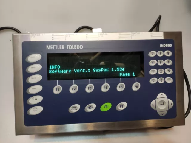 Mettler Toledo IND690 pannello bilancia terminale indicatore bilancia Mettler Toledo IND690 pannello bilancia terminale indicatore bilancia