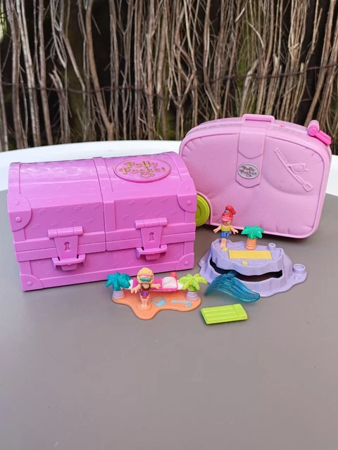 Valise Polly Pocket Bluebird 1996 – Snow Mountain Vacances à La Neige – Vintage