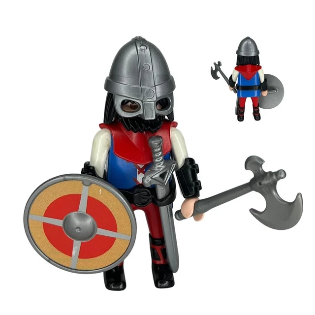 FIGURINE PLAYMOBIL VIKING avec bouclier et hache EUR 4,59 - PicClick FR
