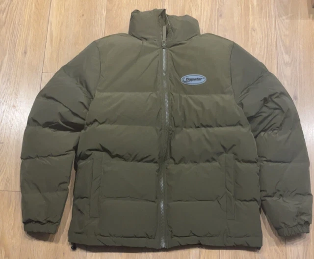 TRAPSTAR HYPERDRIVE PUFFER Jacket Olive Green Medium NEW EUR 234,16