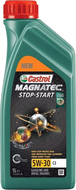 6Lt Aceite Motor Ford 5w30 Coche Gasolina Diésel Castrol Magnatec Stop Start C3