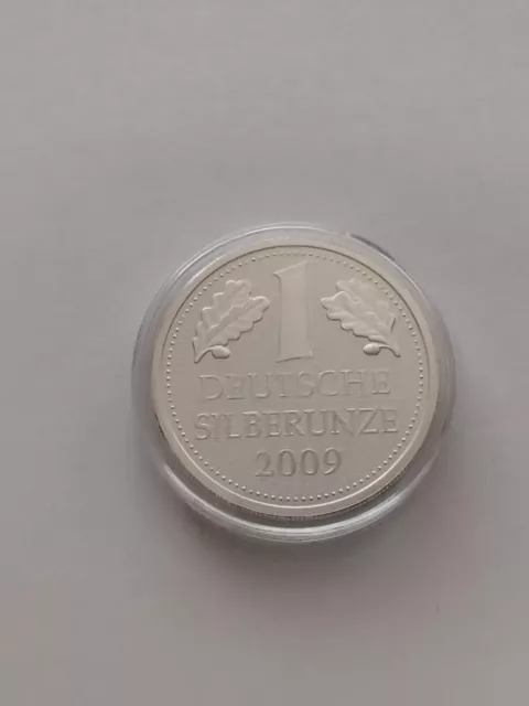 Silbermünzen 1 OZ,  999  DEUTSCHE SILBERUNZE 2009 BERLIN