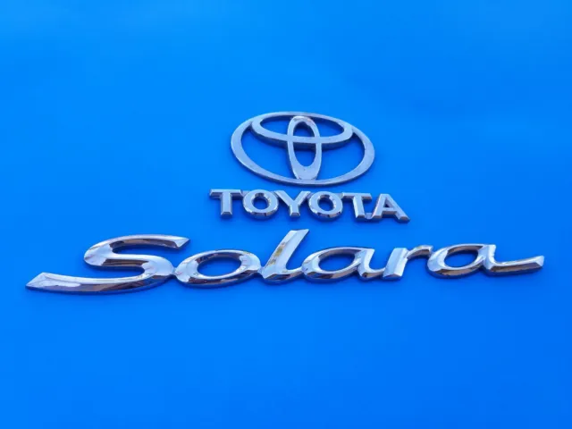 99 00 01 02 03 Toyota Solara Rear Gate Emblem Badge Symbol Logo Set Oem (2000)
