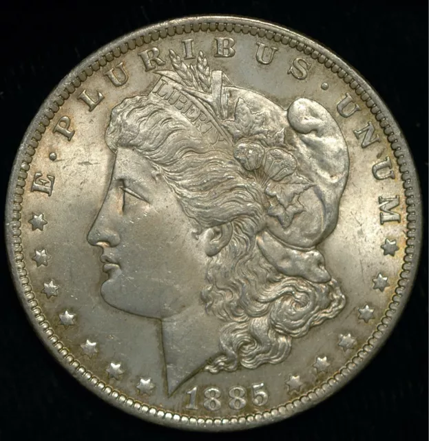 USA Morgan Dollar 1885 O  .900 Silver Genuine (T111)