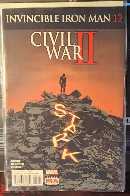 INVINCIBLE IRON MAN 2 Books #12,14 Marvel Bendis Deodato 2016