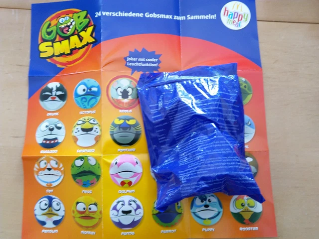 Gobsmax  Spielzeug Happy Meal McDonalds 1 x Tüte ungeöffnet