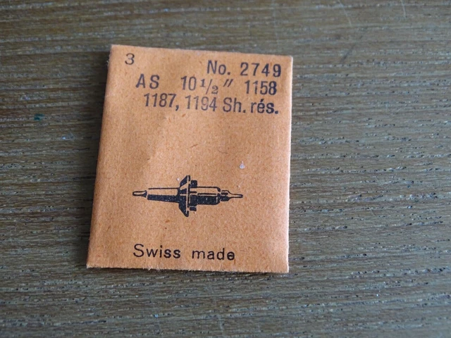 PIÈCE HORLOGERIE 1 AXE DE BALANCIER POUR MONTRE ETA 10½ 2390 2391