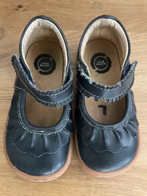 Livie & Luca Ruche Classic Toddler Size 8, Navy