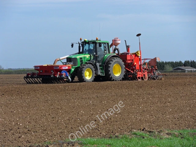 Photo 12x8 Seed Drilling near Bonby Lodge This &quot;Sumo&quot; seed drill c2011